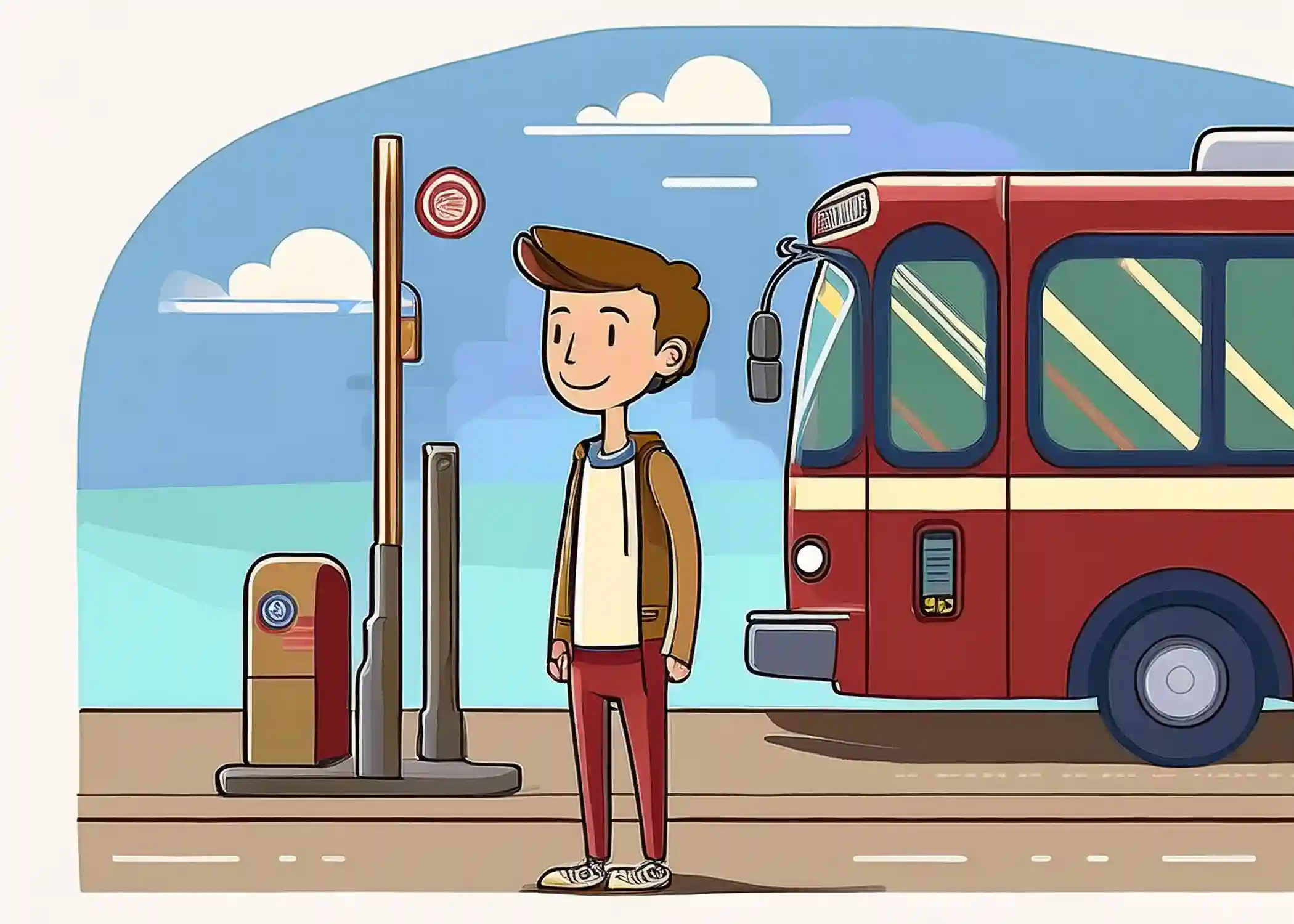 Waiting for the bus
