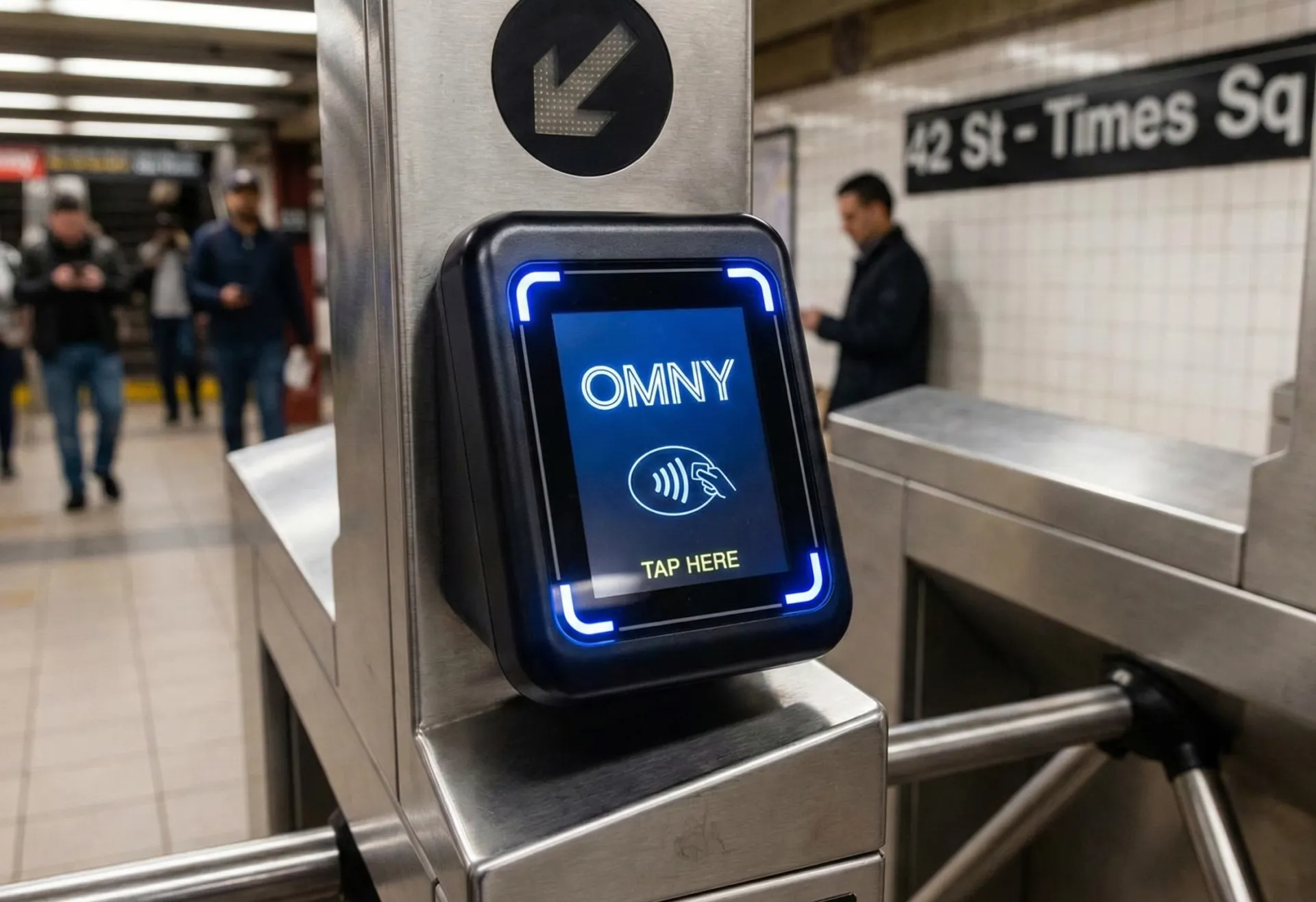 NYC Subway OMNY Turnstile